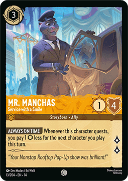 Mr. Manchas - Service with a Smile