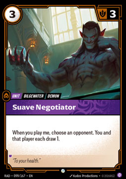 Suave Negotiator