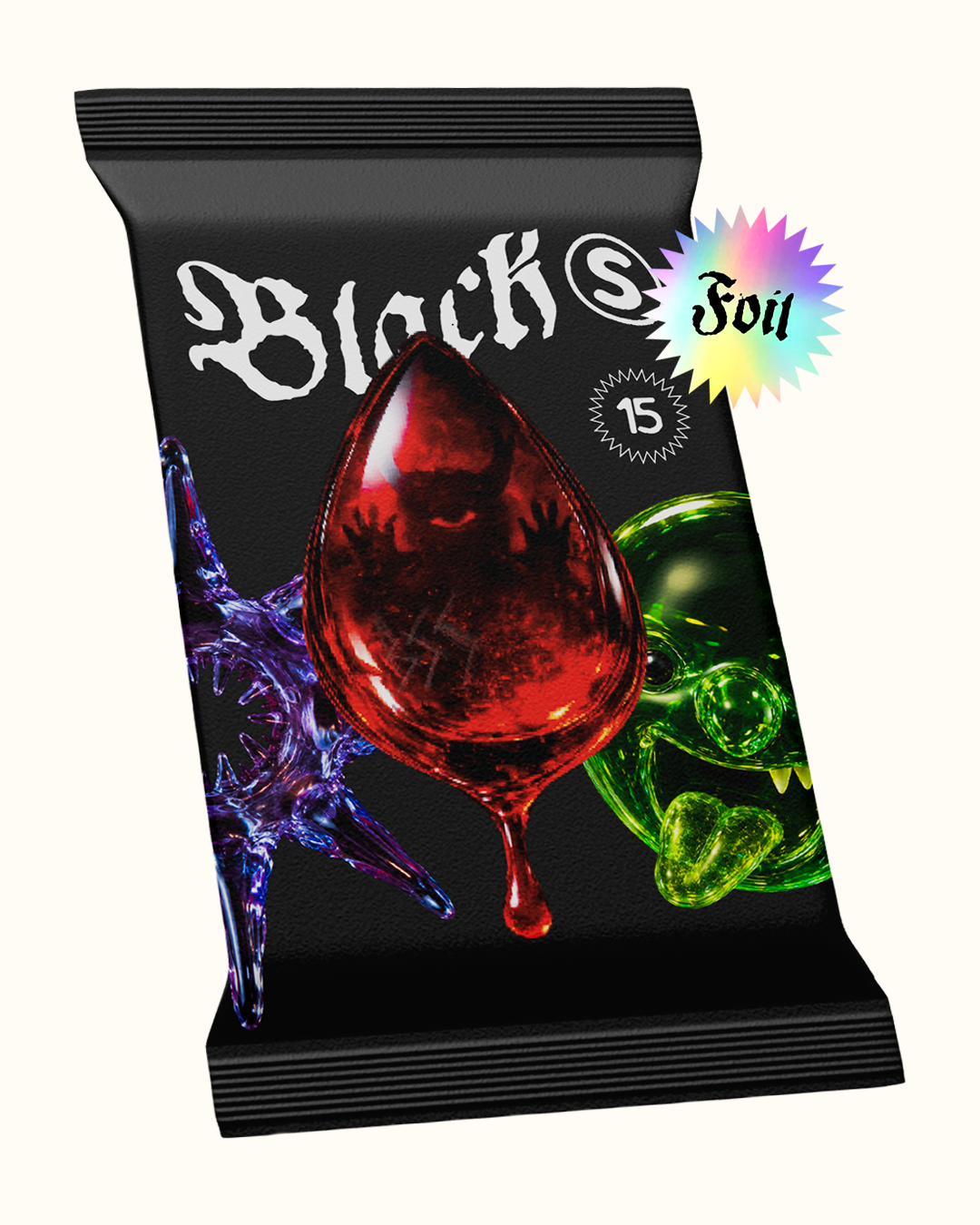 PAUPER SET TOKEN_BLACK S FOIL - 15 Token