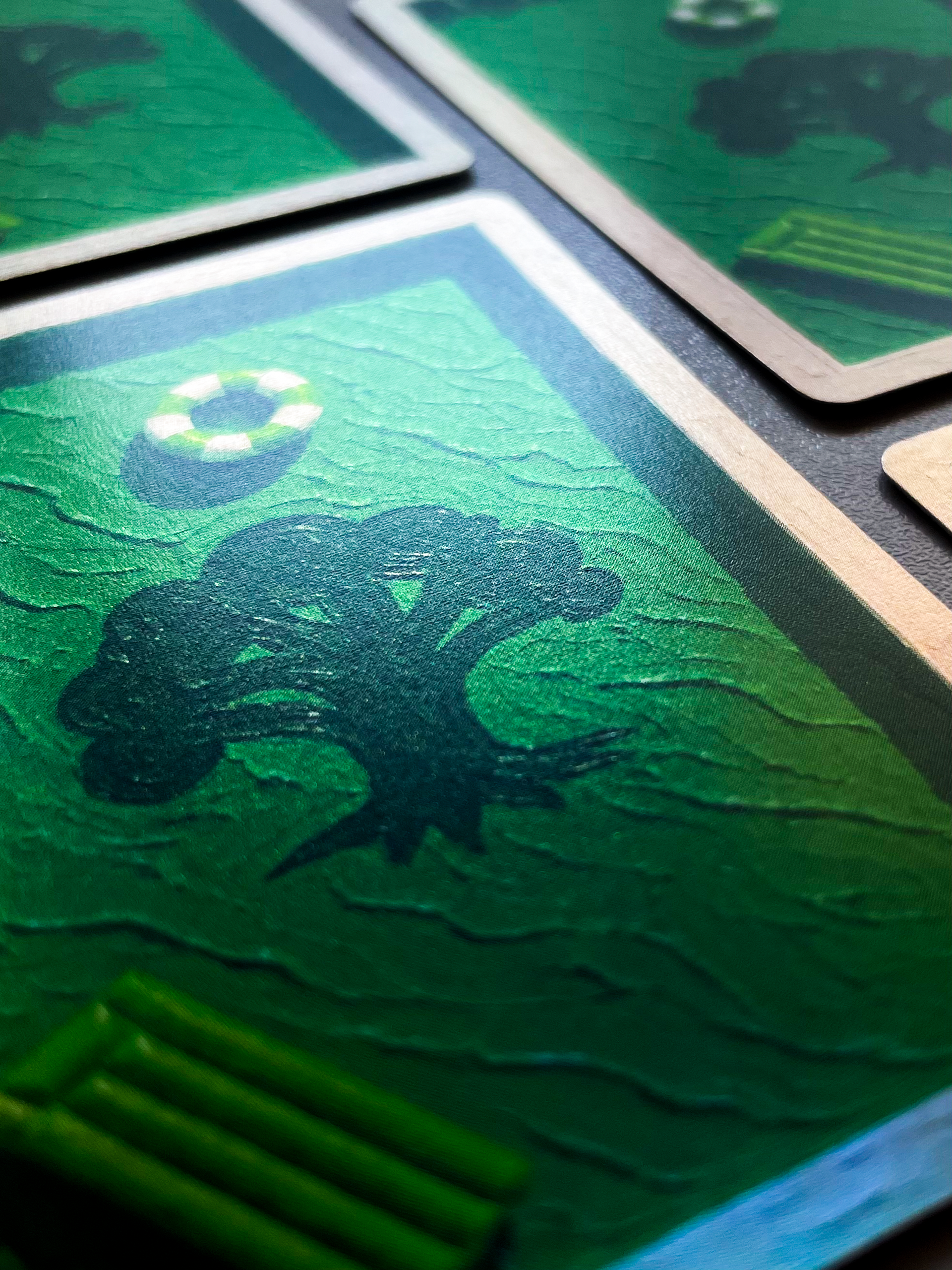 GREEN FOREST TOKEN_MANA IN POOL FOIL - Token Mana in pool Verde Foresta