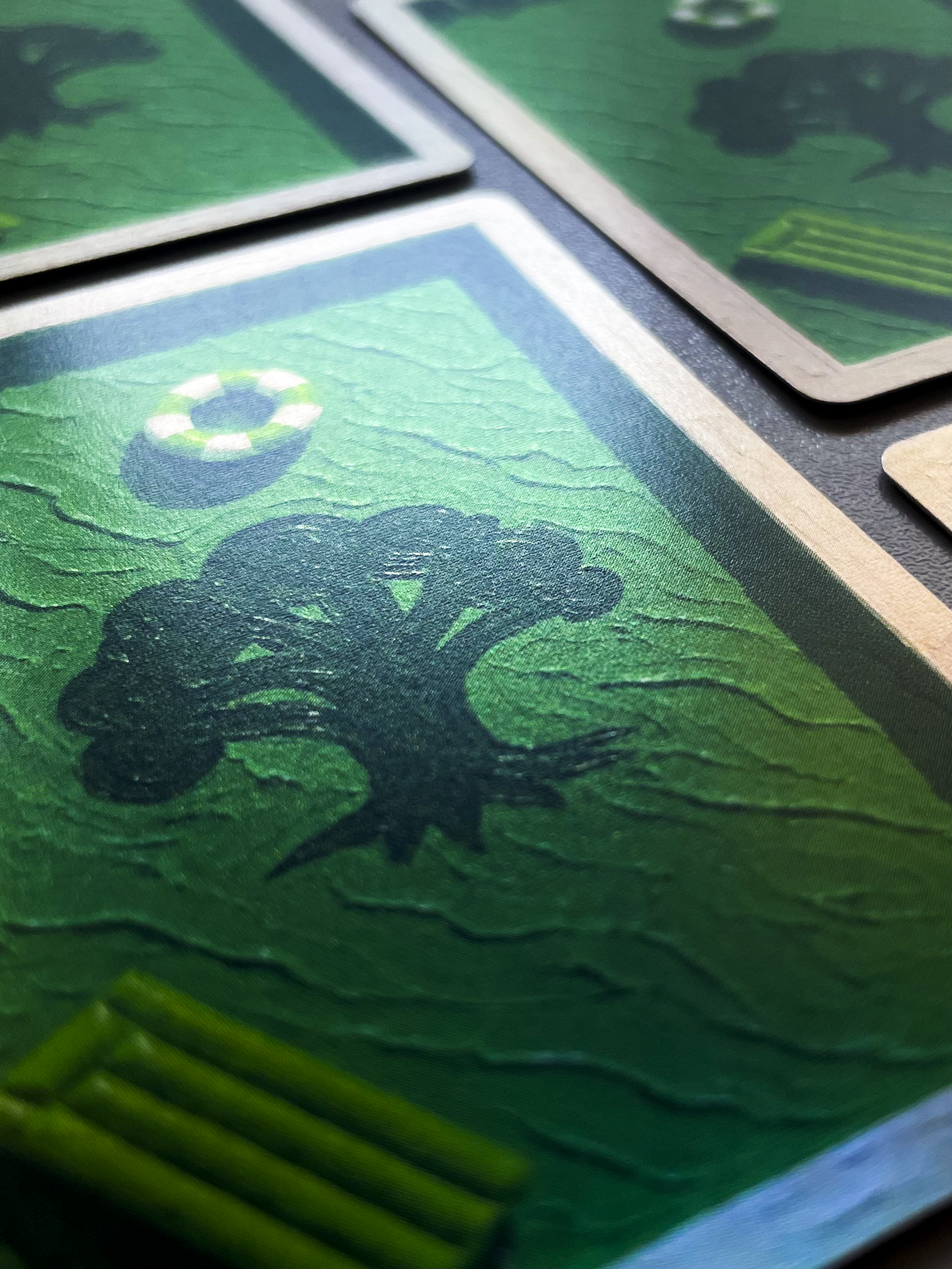 GREEN FOREST TOKEN_MANA IN POOL FOIL - Token Mana in pool Verde Foresta