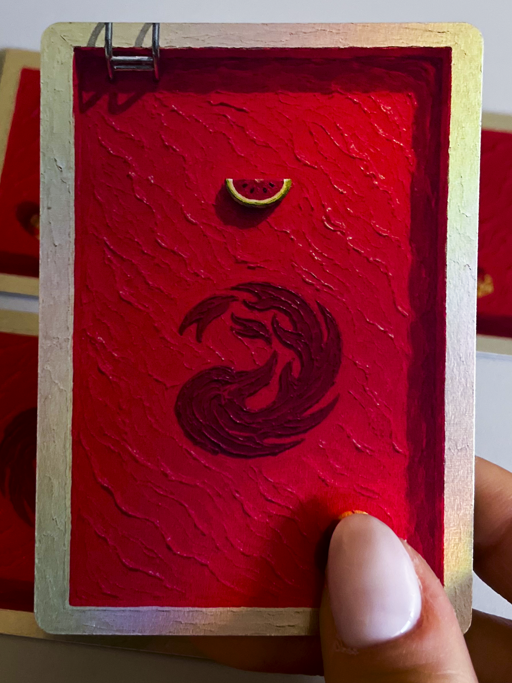 RED MOUNTAIN TOKEN_MANA IN POOL - Token Mana in pool Rosso Montagna