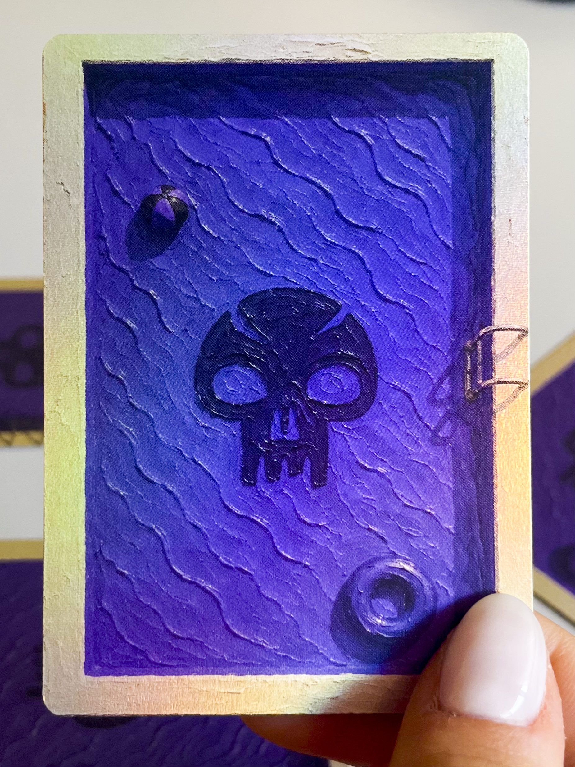 BLACK SWAMP TOKEN_MANA IN POOL FOIL - Token Mana in pool Nero Palude