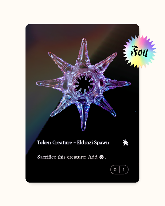 SPAWN TOKEN_BLACK S FOIL - Token ELDRAZI Progenie