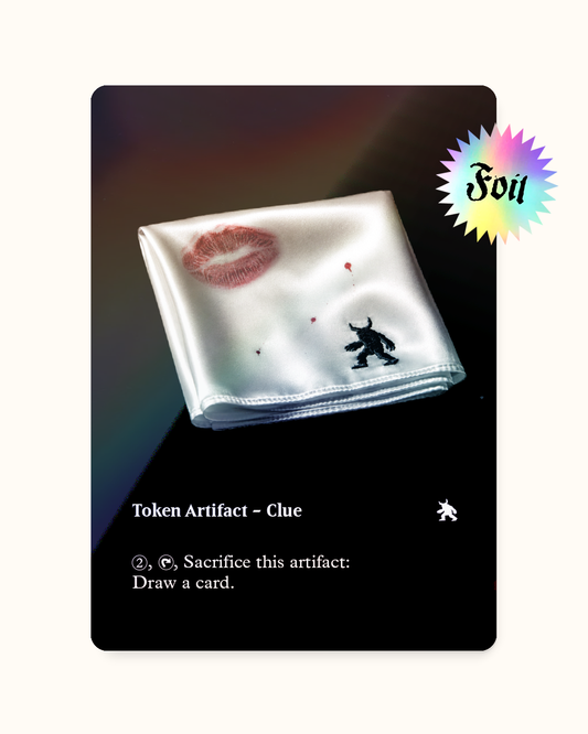 CLUE TOKEN_BLACK S FOIL - Token Indizio