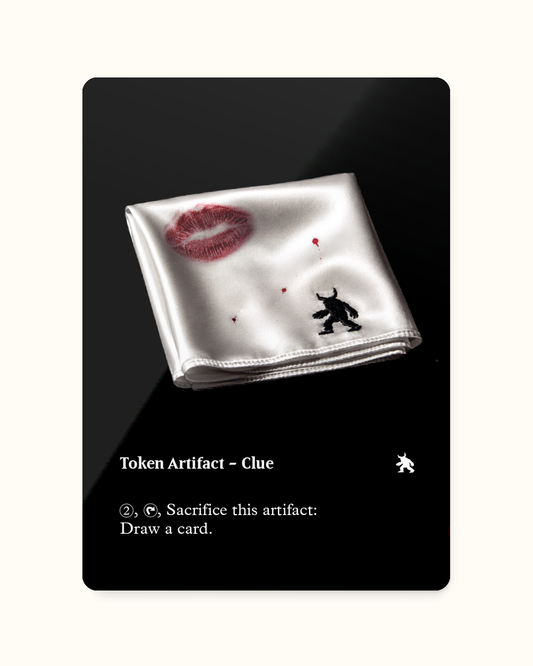CLUE TOKEN_BLACK S - Token Indizio