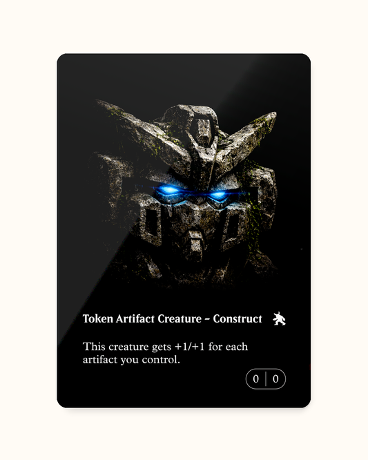CONSTRUCT TOKEN_BLACK S - Token Costrutto