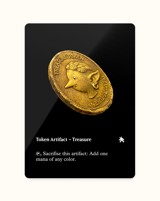 TREASURE TOKEN_BLACK S - Token Tesoro