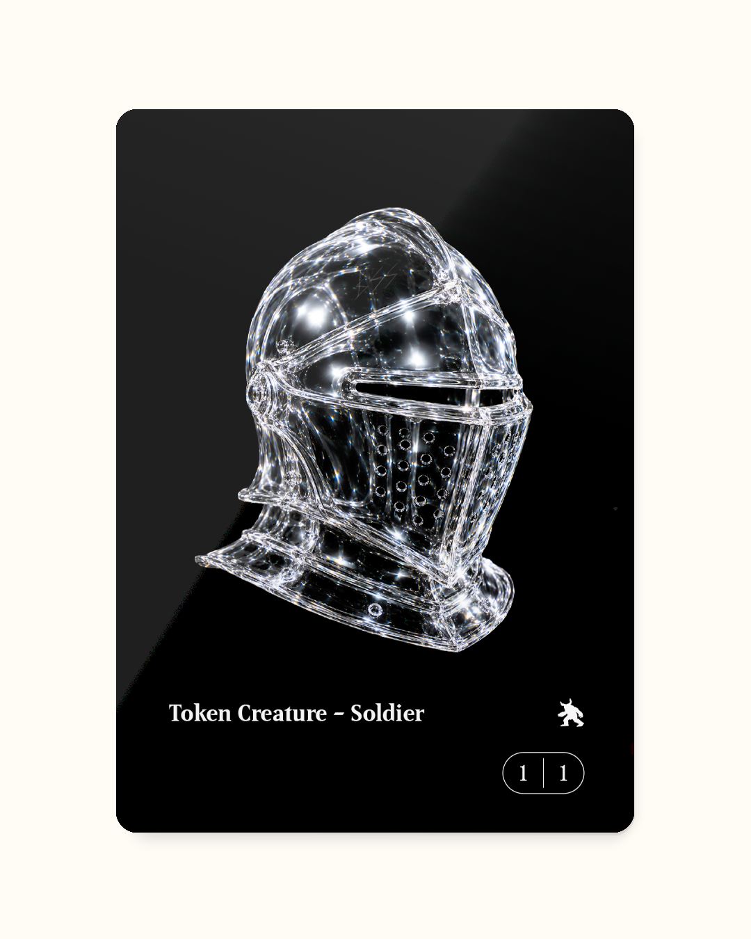 Soldier TOKEN_BLACK S - Token Soldato