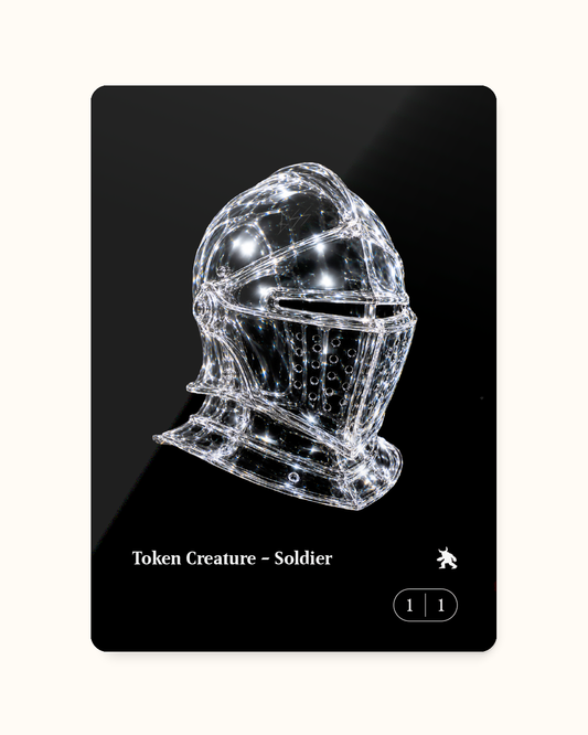 Soldier TOKEN_BLACK S - Token Soldato