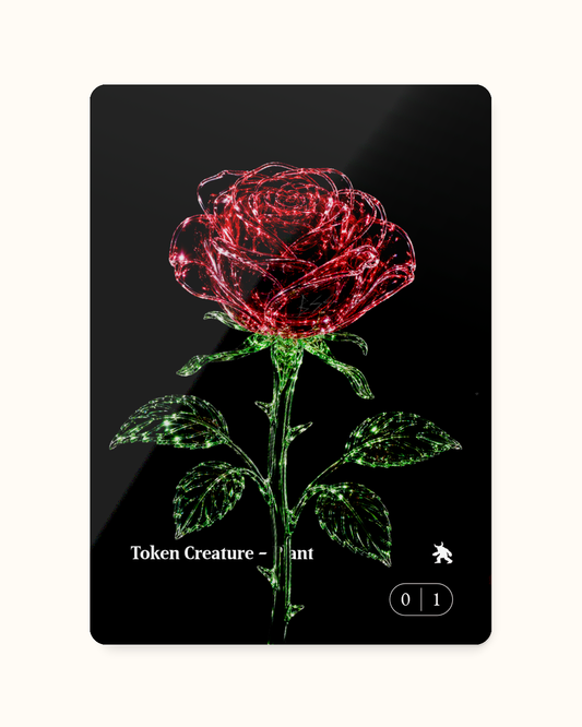 PLANT TOKEN_BLACK S - Token Pianta