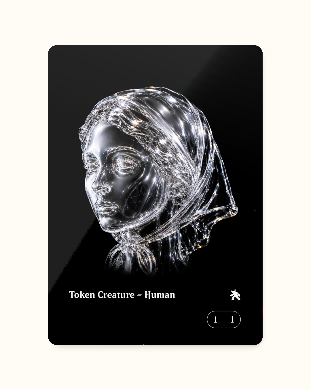 HUMAN TOKEN_BLACK S - Token Umano