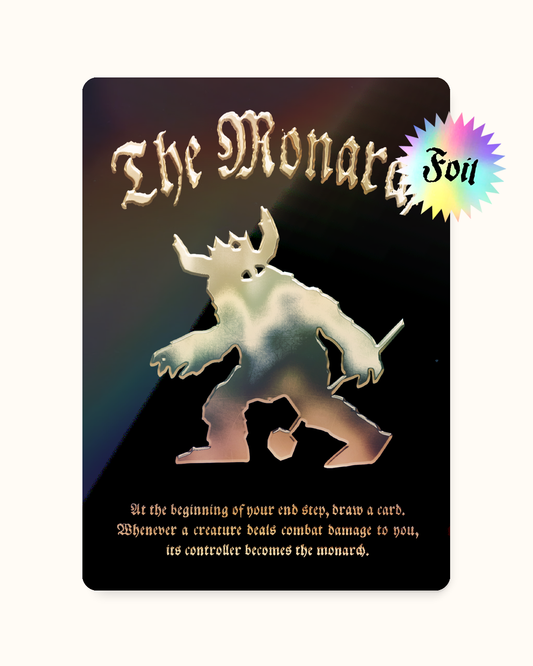 MONARCH TOKEN_BLACK S FOIL - Token Monarca