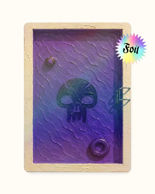 BLACK SWAMP TOKEN_MANA IN POOL FOIL - Token Mana in pool Nero Palude