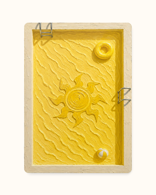 WHITE PLAIN TOKEN_MANA IN POOL - Token Mana in pool BIanco Pianura