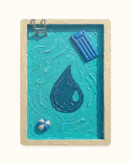 BLUE ISLAND TOKEN_MANA IN POOL  - Token Mana in pool Blu Isola