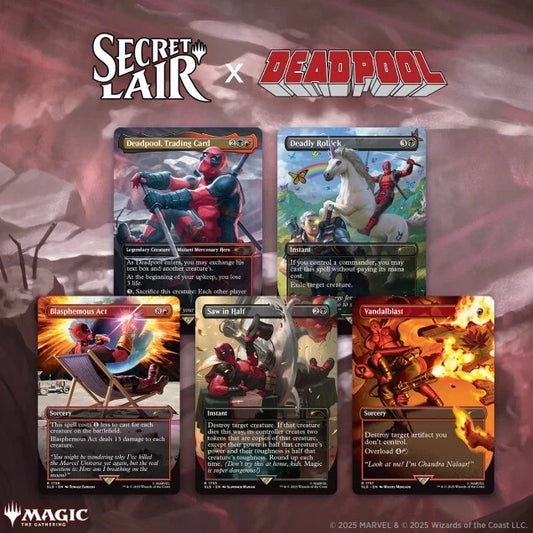 MTG SECRET LAIR X MARVEL 6 NONFOIL DEADPOOL - ENG (ESCLUSIVA WPN)