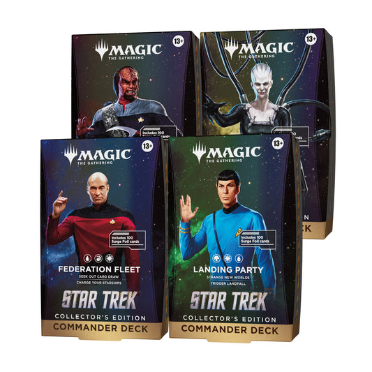 BOX COMMANDER DECK - STAR TREK (4 MAZZI) - COLLECTOR'S EDITION - ENG