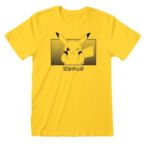 POKEMON - T-SHIRT - POK05865TSC - PIKACHU KATAKANA