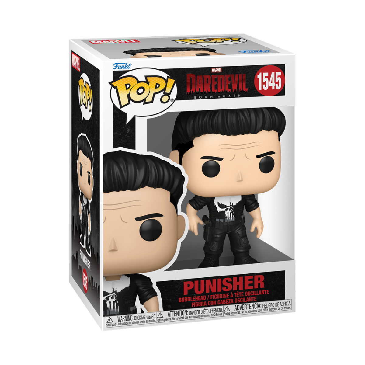 MARVEL: DAREDEVIL BORN AGAIN - POP FUNKO VINYL FIGURE 1545 PUNISHER 9CM