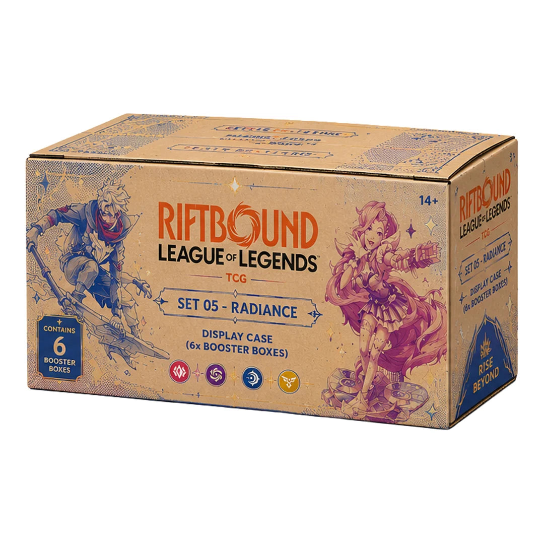 Riftbound: League of Legends TCG – Radiance Booster Display case (6 Box) – EN