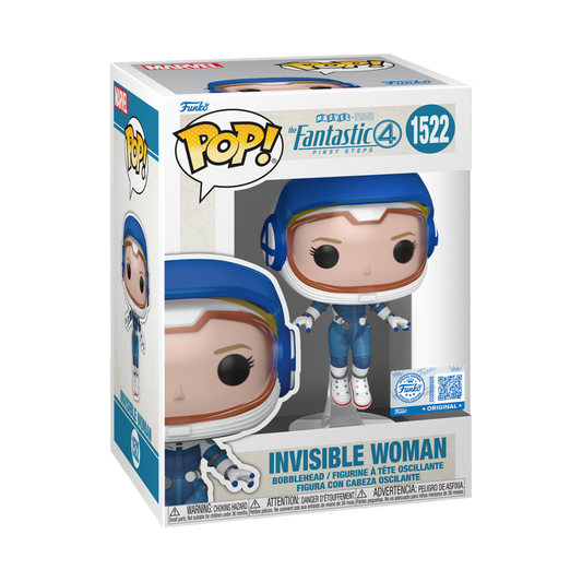 MARVEL: FANTASTIC FOUR - POP FUNKO VINYL FIGURE 1522 INVISIBLE WOMAN 9CM
