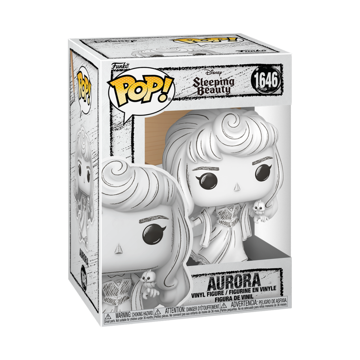 DISNEY - POP FUNKO VINYL FIGURE 1646 AURORA (SKETCHED) 9CM