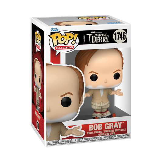 IT: WELCOME TO DERRY - POP FUNKO VINYL FIGURE 1746 BOB GRAY 9CM
