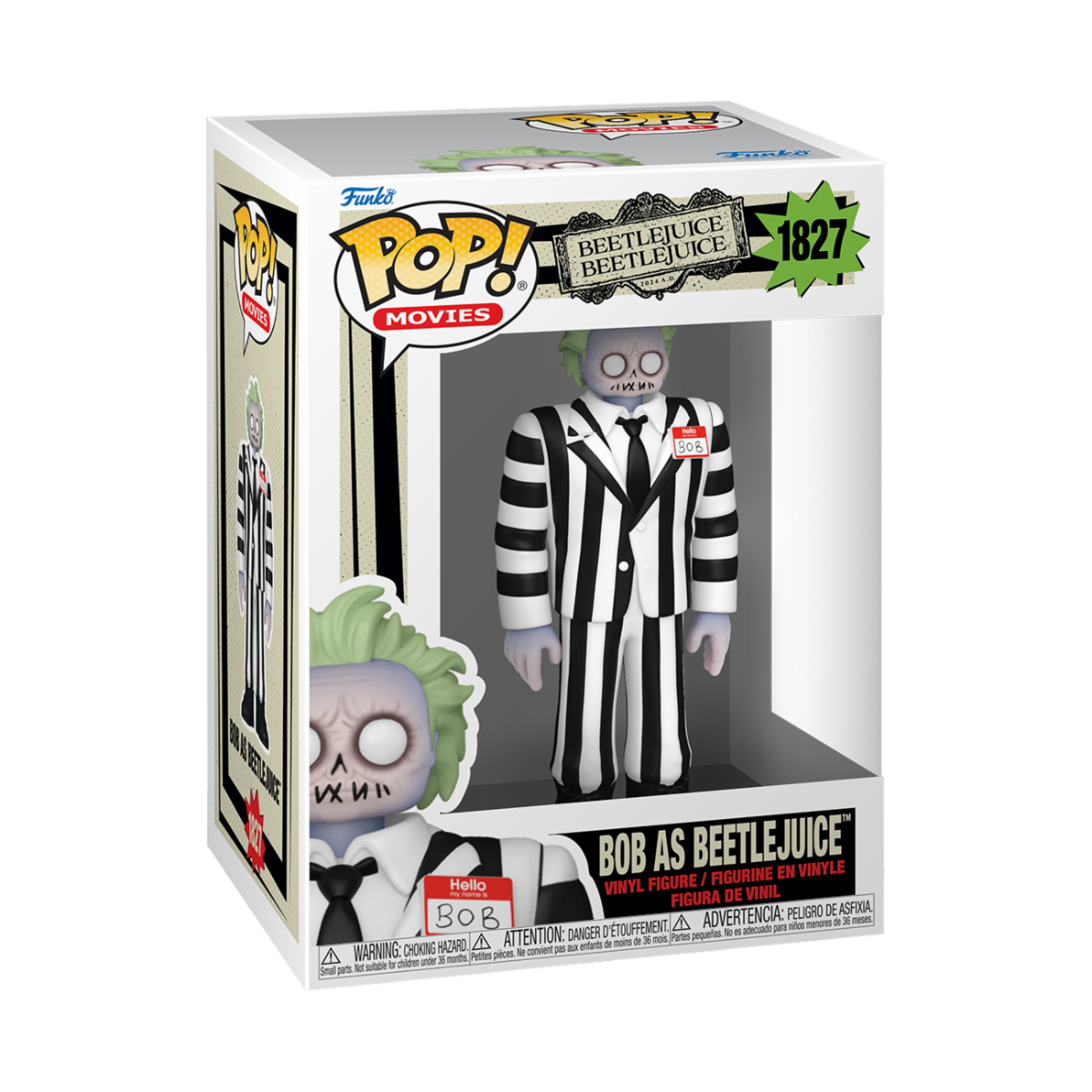 BEETLEJIUCE - POP FUNKO VINYL FIGURE 1827 BOB AS BEETLEJUICE 9CM