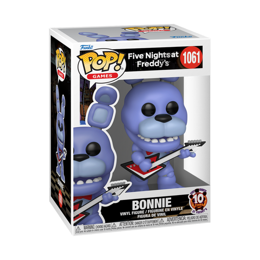FIVE NIGHTS AT FREDDY'S: 10TH ANNIVERSARY - POP FUNKO VINYL FIGURE 1061 BONNIE 9CM