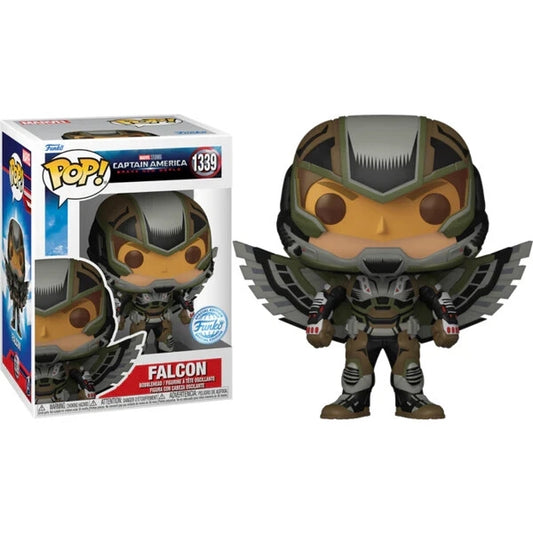 MARVEL: CAPTAIN AMERICA BRAVE NEW WORLD - POP FUNKO VINYL FIGURE 1339 FALCON RETRO COMIC - 9CM