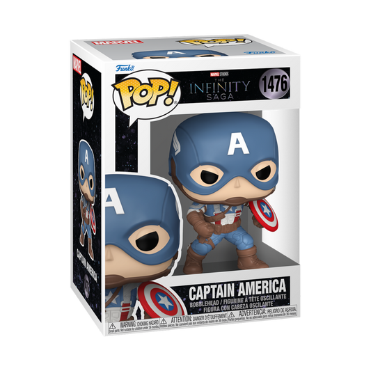 MARVEL: CAPTAIN AMERICA - POP FUNKO VINYL FIGURE 1476 CAPTAIN AMERICA 9CM