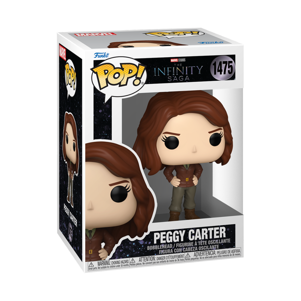 MARVEL: CAPTAIN AMERICA - POP FUNKO VINYL FIGURE 1475 AGENT CARTER 9CM