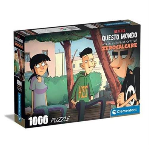 39797 - ZEROCALCARE - PUZZLE 1000 PEZZI - QUESTO MONDO NON MI RENDERA' CATTIVO - AL PARCO