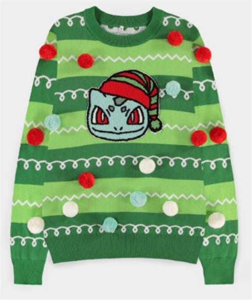 POKEMON - JUMPER - KW148352POK CHRISTMAS BULBASAUR XL