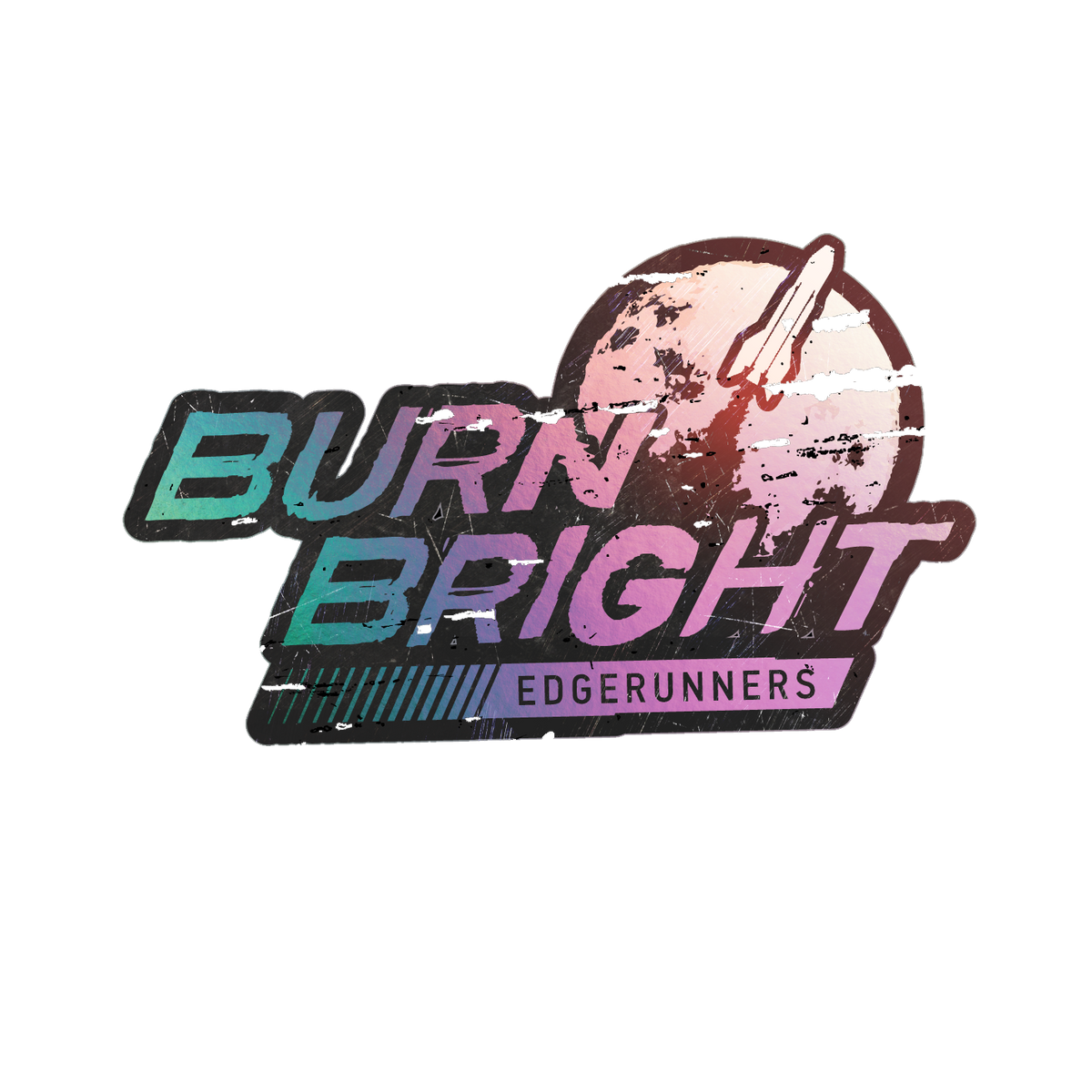 Cyberpunk TCG Edgerunners: Burn Bright – logo ufficiale