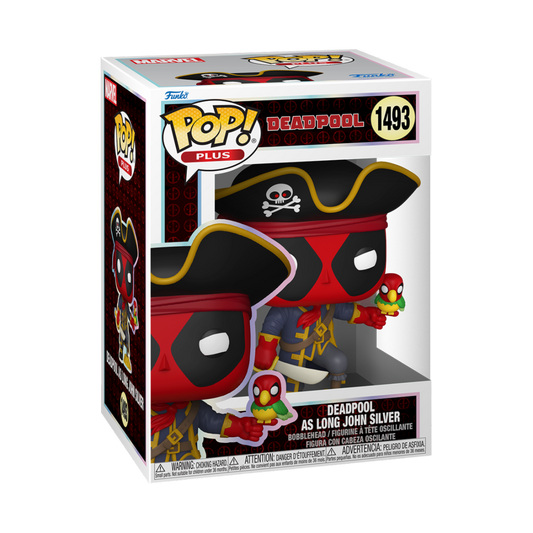 MARVEL: DEADPOOL - LITERARY CLASSICS - POP FUNKO PLUS VINYL FIGURE 1493 DEADPOOL LONG JOHN SILVER 9CM