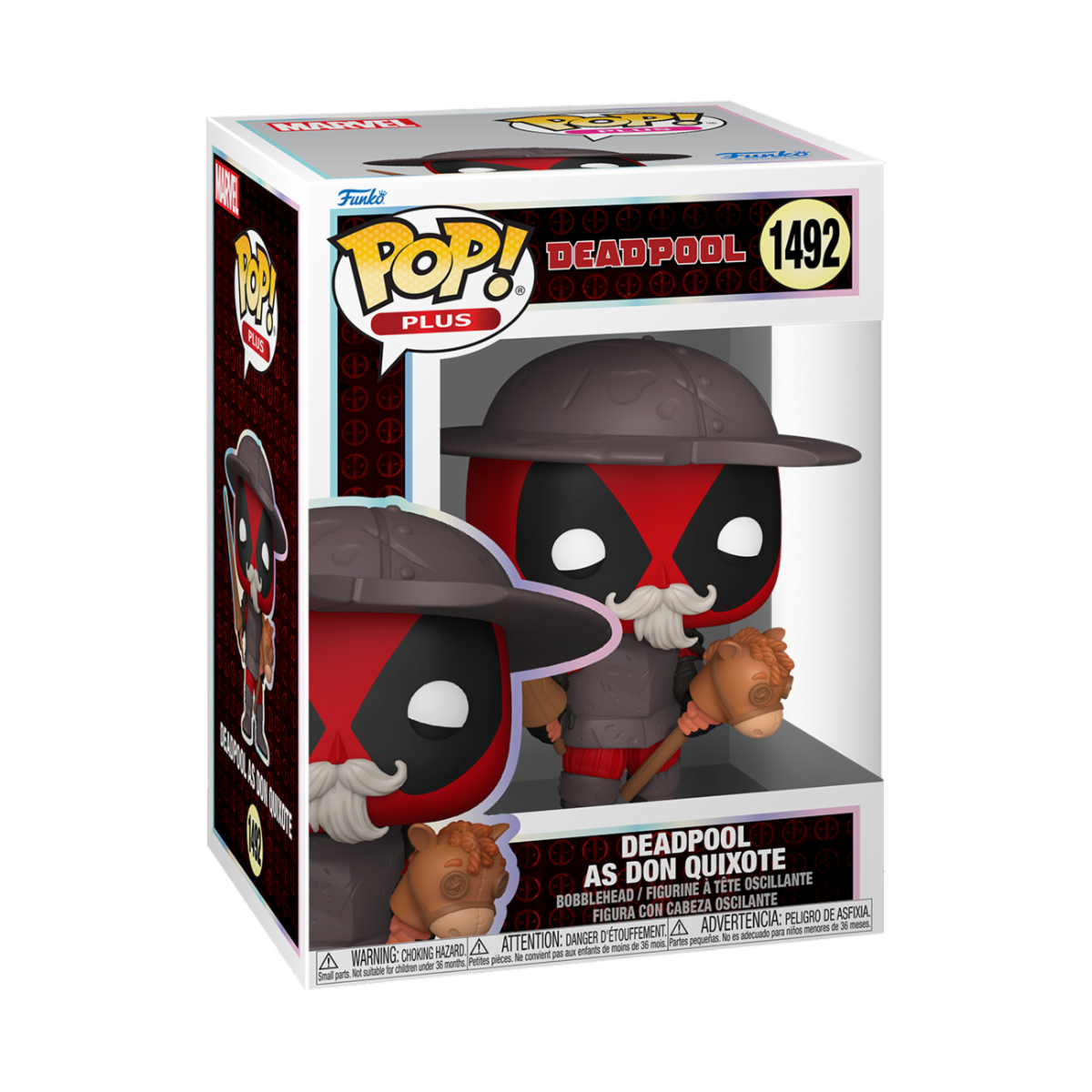 MARVEL: DEADPOOL - LITERARY CLASSIC - POP FUNKO PLUS VINYL FIGURE 1492 DEADPOOL DON QUIXOTE 9CM