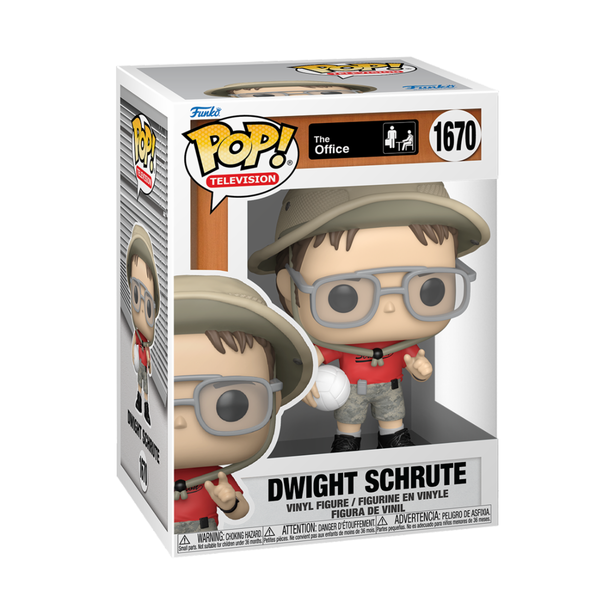 THE OFFICE - POP FUNKO VINYL FIGURE 1670 DWIGHT SCHRUTE 9CM