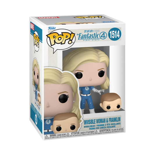 MARVEL: THE FANTASTIC FOUR: FIRST STEPS - POP FUNKO VINYL FIGURE 1514 INVISIBLE WOMAN 9CM