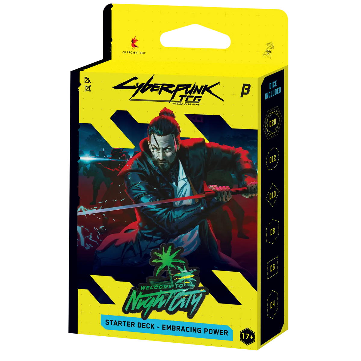 CYBERPUNK TCG - WELCOME TO NIGHT CITY - BETA STARTER DECK - EMBRACING POWER - ENG