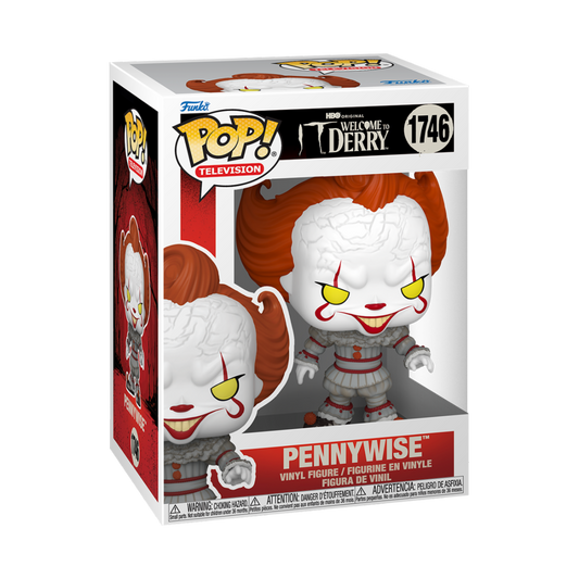 IT: WELCOME TO DERRY - POP FUNKO VINYL FIGURE 1746 PENNYWISE 9CM