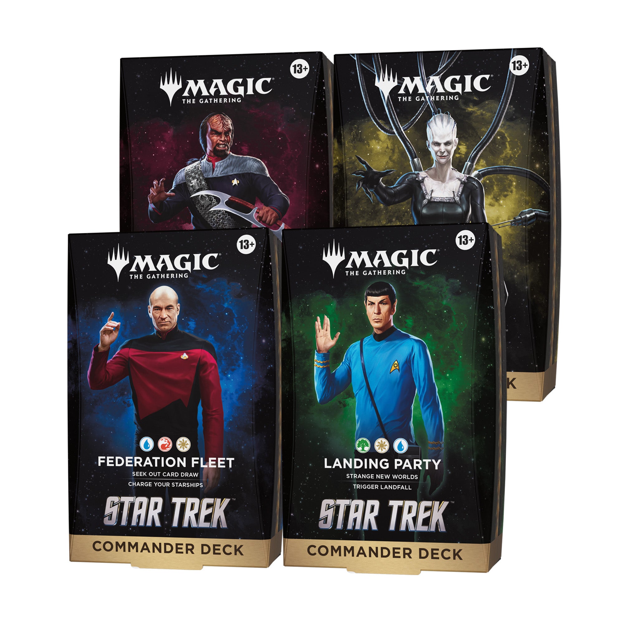 BOX COMMANDER DECK - STAR TREK (4 MAZZI) - ITA
