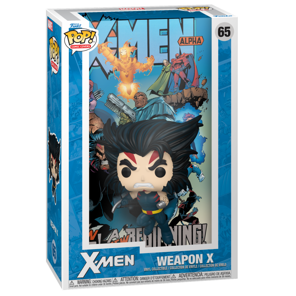 MARVEL: X-MEN AGE OF APOCALYPSE - POP FUNKO COMIC COVERS VINYL FIGURE 65 AGE OF APOCALYPSE 9CM