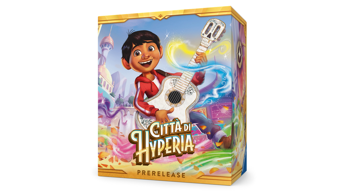 Disney Lorcana Città di Hyperia Prerelease Box in italiano