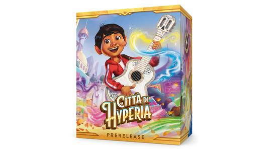 Disney Lorcana Città di Hyperia Prerelease Box in italiano