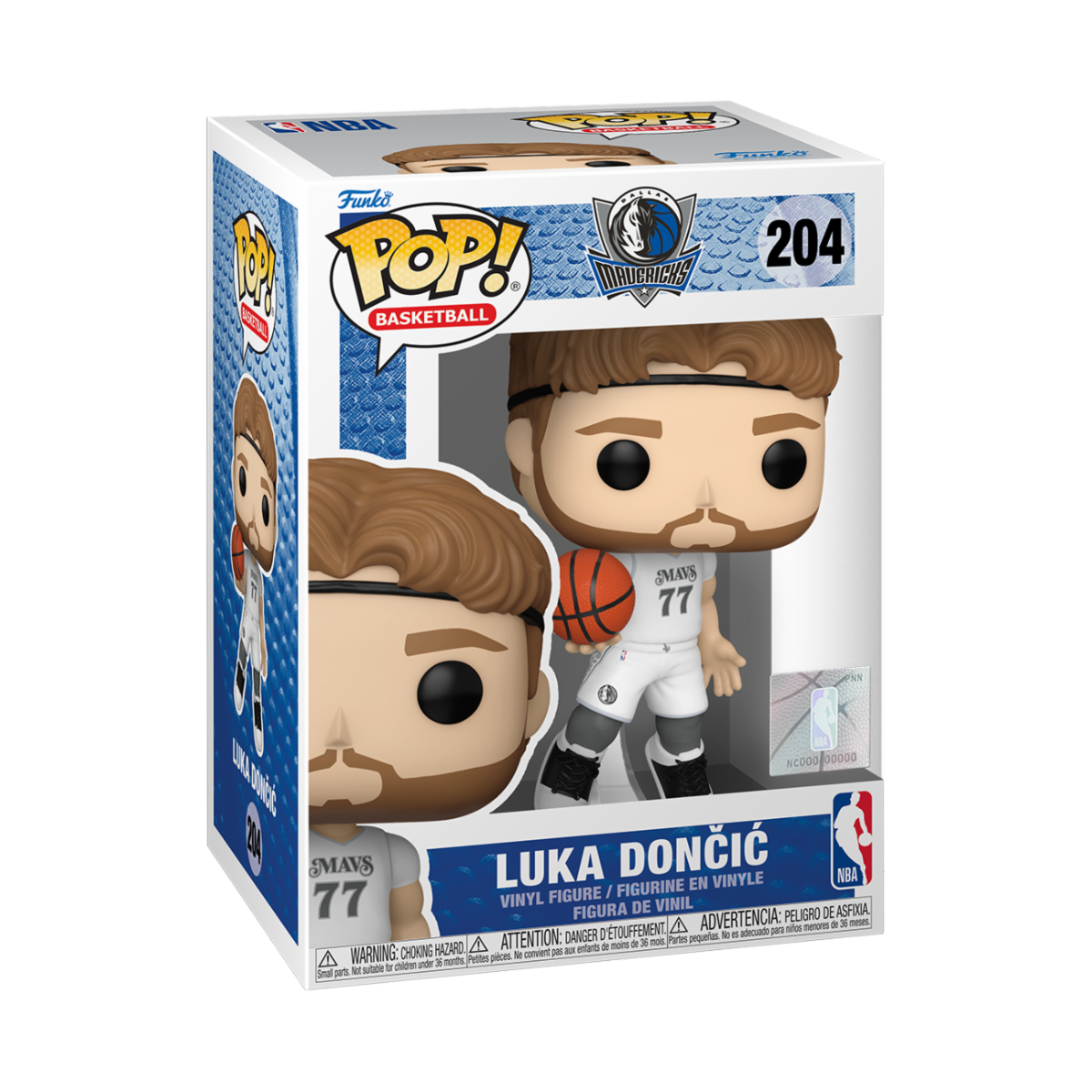 NBA - POP FUNKO VINYL FIGURE 204 LUKA DONCIC (MAVERICKS) (CE 24) 9CM