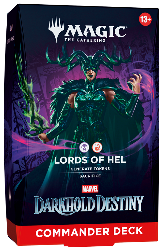 Magic: The Gathering | Marvel: Destino del Darkhold - Set completo 4 mazzi Commander (ENG)