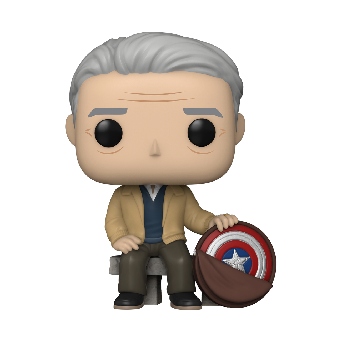 MARVEL: AVENGERS ENDGAME - POP FUNKO VINYL FIGURE 915 OLD MAN STEVE 9CM