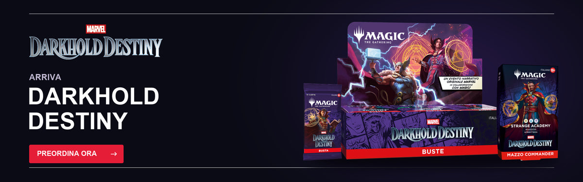 Arriva Darkhold Destiny — Preordina ora su OPShop. Magic: The Gathering | Marvel.